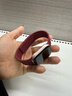 MSSM适用苹果手表表带Apple Watch S11/10硅胶磁吸带iwatch S9/se3/ultra3新年圣诞表带-酒红色 实拍图