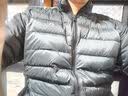 拓路者立领羽绒服男秋季新款定制轻薄90绒户外保暖冲锋衣内胆外套宽松女 黑色 2XL 实拍图