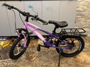 永久（FOREVER）儿童山地车儿童自行车儿童山地自行车6到12岁小学生新款变速单车 标配粉紫|单速+辐条轮+后座+车灯 18寸|身高120-150cm 实拍图