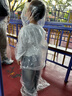 乐活旅行一次性雨衣雨裤分体式儿童雨披防水裤全套户外旅行加大加厚防暴雨 实拍图