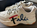 FILA FUSION官方潮牌斐乐女鞋BUBBLE泡泡鞋时尚百搭休闲运动鞋女 米色-AG经典款 厚底增高 39 实拍图