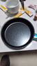 【亏本清仓】韩式麦饭石色不粘锅平底锅铁锅电磁炉不带盖 黑色小煎锅 16cm 实拍图