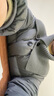 三彩【防水易打理】独醒2025冬季新款短款羽绒服90白鸭绒面包服F 大象灰 XS 150/76A 实拍图