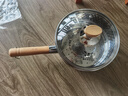 神田日本雪平锅不锈钢小奶锅热奶锅煮面泡面锅宝宝婴儿辅食锅进口汤锅 雪平锅（含玻璃盖+蒸格） 18cm 实拍图