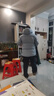 黑冰25新款户外女短款活帽700+蓬鸭绒加厚防风保暖羽绒服F8955MJ 壹 灰蓝 L 实拍图