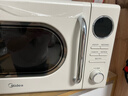 美的（Midea）复古奶油风高颜值微波炉 小型家用迷你20L五档速热均匀加热易清洁转盘式M2F M2F复古奶油风微波炉 20L 实拍图