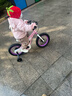 优贝（RoyalBaby）儿童自行车男女镁合金单车 月亮系列3-5岁 宇航员14寸 粉色 实拍图