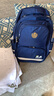 史努比（SNOOPY）小学生书包男孩学院风护脊减负1-4-6高年级儿童初中生双肩背包 蓝 实拍图