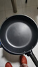 三禾0涂层微纳不粘煎锅平底锅无涂层家用平底煎锅26cm天穹黑LJ26S12 实拍图