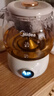 美的（Midea）煮茶器煮茶壶花茶壶 养生壶迷你恒温电热水壶蒸茶器喷淋式316L不锈钢烧水壶黑茶茶具1升YSTM-Z11 实拍图