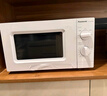 松下（Panasonic）【国家补贴】微波炉家用多功能小型迷你360°转盘式环绕加热五档火力老人用简单20升销量第一SM30 20升700W|旋钮操作|白色SM30 实拍图