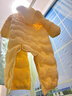 巴拉巴拉童装婴儿连体衣轻薄羽绒服宝宝衣服2025冬装抱衣爬服男童女童萌趣 黄色雪人-白鸭绒 80 cm-充绒量41g 实拍图