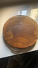 厨帮宝黄铁木砧板刀板砧板莱板实木家用抗菌防霉菜墩圆形案板粘板占板 【1人】提手款33*4cm 实拍图