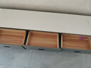 惠寻 京东自有品牌 岩板茶几电视柜组合套装简约小户型客厅落地储物柜 黑架灰柜+雪山白【岩板台面】 1.8米电视柜+1.4米茶几【组合】 实拍图