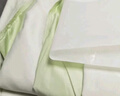 京东京造小京研磨毛四件套 100g轻柔丝滑 A类亲肤 床单被套枕套床上四件套 1.8米床 芽绿 实拍图