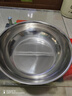 【不锈钢】和面盆厨房烘焙家用火锅盆洗菜打蛋汤锅盆醒面盆料理盆 32cm【热卖款】不锈钢 和面盆 实拍图