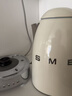 SMEG/斯麦格复古电热水壶KLF04烧水壶大容量家用不锈钢恒温养生壶泡茶热牛奶自动断电保温生日新年礼物 1.7L 奶白色 实拍图