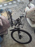 EG7山地自行车成人学生变速越野单车双减震赛车26寸青少年男女 辐条【加厚防滑轮-更安全】黑白 26寸21速【适合：160-180CM】 实拍图