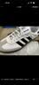 阿迪达斯（adidas）三叶草SAMBA OG J男女经典运动鞋桑巴德训鞋T头鞋 JQ4112白/灰 实拍图