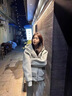 巴拉巴拉童装儿童羽绒服女童冬装保暖短款国风新中式宝宝立领外套 黑色90001 110 cm 实拍图