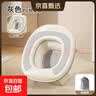 婴儿户外便携马桶座宝宝车载应急移动厕所便携式儿童折叠坐便器 灰色PU软垫款 实拍图
