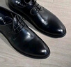 百丽男鞋商务正装皮鞋休闲增高软底真皮鞋A0917 黑色-内增高 41 实拍图