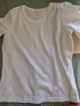 京东京造短袖T恤女10A抗菌秋季新款修身显瘦女装抑菌防汗 白色圆领 M 实拍图