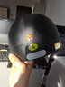 雅迪电动车新国标3C头盔 电瓶车头盔摩托车自行车头盔四季男女通用 3C简约款 黑色（赠送透明短镜片） 实拍图