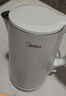 美的（Midea）电热水壶家用烧水壶养生小容量 0涂层 食品级304不锈钢 双层防烫 全钢无缝1.5L黄金容量 MK-HJ1566 实拍图