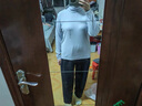 优衣库女装HEATTECH摇粒绒两翻领套头衫/长袖479608 60 浅蓝色 M /160/84A 实拍图