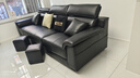 酷比得功能极简新款钢琴键真皮沙发客厅小户型北欧简约现代免洗直排沙发 直排三人位【2.6米】 【全真皮】S+级加厚头层牛皮 实拍图