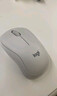 罗技（Logitech）M221 轻音鼠标 无线鼠标 办公鼠标 对称鼠标 带无线微型接收器 米白色 实拍图