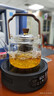 忆壶茶（YIHUTEA）电陶炉煮茶专用烧水不挑壶养生围炉智能煮茶器家用加热保温电热炉 【升级数显款】电陶炉1500W-黑色 实拍图