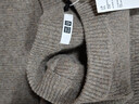 优衣库合作款男装柔软绵羊毛圆领针织衫长袖毛衣毛衫25秋冬479832 33 卡其色 L /175/100A 实拍图