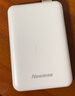 纽曼（Newmine）迷你充电宝5000毫安时超薄轻巧便携移动电源双USB输出入适用苹果安卓手机 3C认证可上飞机高铁 白 实拍图