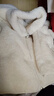 优衣库女装男装长绒摇粒绒拉链茄克/长袖外套夹克冬新款479611 01 乳白色 M 实拍图