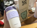 物生物保温杯女士手持咖啡杯高颜值水杯大容量吸管杯子送女友新年礼物 实拍图