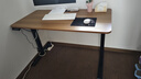 喜米莱【热卖款式】电动升降桌电脑电竞桌台式学习书桌实木办公直播桌子 【单电机】胡桃色+黑腿18mm桌面 长120宽60高75cm 实拍图