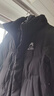 鸭鸭（YAYA）王一博同款冰壳3.0冬季新款羽绒服男女长款过膝极寒加厚保暖外套 青光黑色3.0 L 175/92A 实拍图