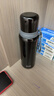 哈尔斯保温杯316L不锈钢大容量外出便携式男女士茶水分离泡茶杯黑660ml 实拍图