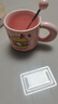 可爱fufu生日蛋糕马克杯带盖勺陶瓷杯送女生高颜值有意义生日礼物 汉堡生日蛋糕杯+勺1个350ml 实拍图