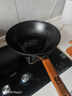 中康铁锅炒锅不粘锅经典款深氮极铁锅圆底精铁无涂层防锈明火燃气32cm 实拍图