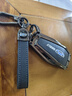 绅创吉利钥匙套缤越星越L/S博越L星瑞帝豪远景X3/6豪越缤瑞博瑞包扣壳 吉利-D款-黑皮圆车标绳款 实拍图