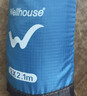WELLHOUSE户外防潮垫折叠帐篷地垫沙滩垫便携收纳袋带地钉蓝灰色1.4*2m 实拍图
