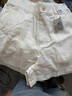 优衣库女装麻棉短裤/休闲裤子473696 01 乳白色 S /155/62A 实拍图