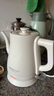 金灶（KAMJOVE） 茶艺专用泡茶烧水壶优雅长嘴电热水壶随手泡开水壶自动断电热水壶煮水壶家用1L 1L T-93（象牙白色） 实拍图
