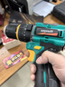绿林大钢炮16.8V无刷冲击电钻锂电动螺丝刀【冲击+敲击】70N.M 两电池 实拍图