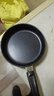 【亏本清仓】韩式麦饭石色不粘锅平底锅铁锅电磁炉不带盖 黑色小煎锅 16cm 实拍图