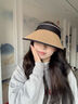 真享防晒帽夏季帽子女大帽檐遮阳帽太阳帽防紫外线时尚洋气空顶帽K192 实拍图
