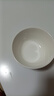 洁雅杰米饭碗中式釉下彩4.5英寸陶瓷碗白瓷小碗家用套装6只装 白色琉璃 实拍图